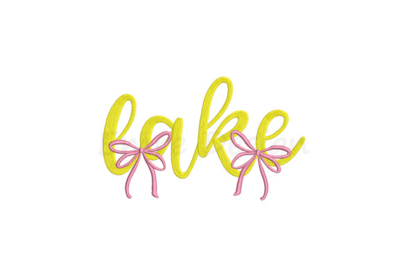 Coquette Lake Embroidery, Summer Design