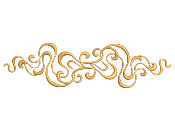 Ottoman Scroll Vine Border Embroidery