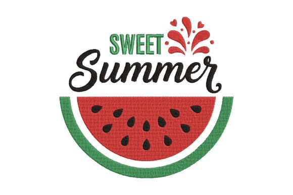 Sweet Summer Embroidery Design
